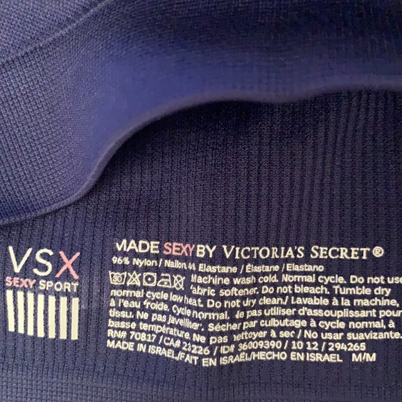 Victoria’s Secret Sports Bra (M)- Royal Blue - Picture 3 of 3